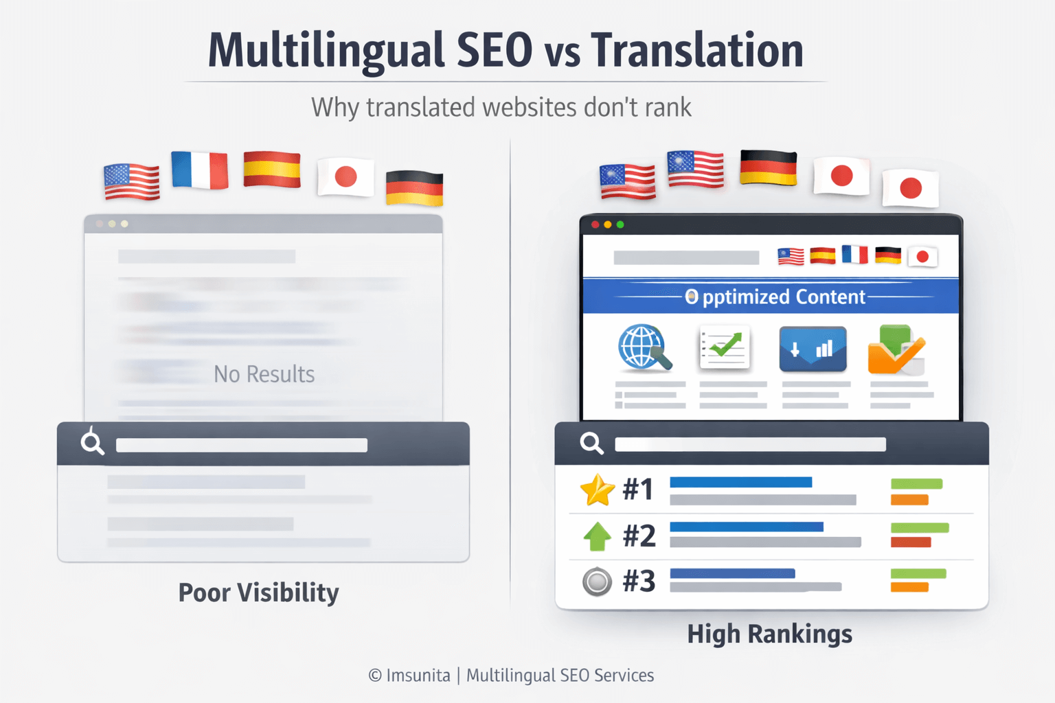 multilingual SEO vs translation