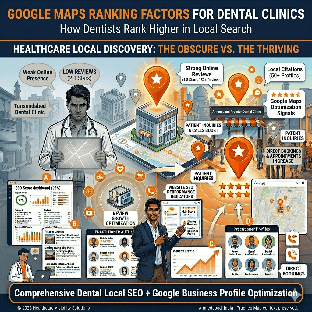 Google Maps Ranking Factors for Dental Clinics