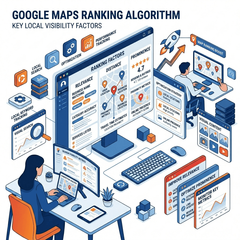 How Google Map Rankings Work​